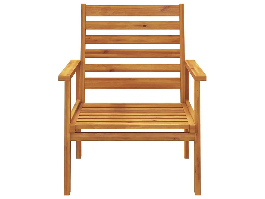 Gartensessel 2 Stk. Massivholz Akazie