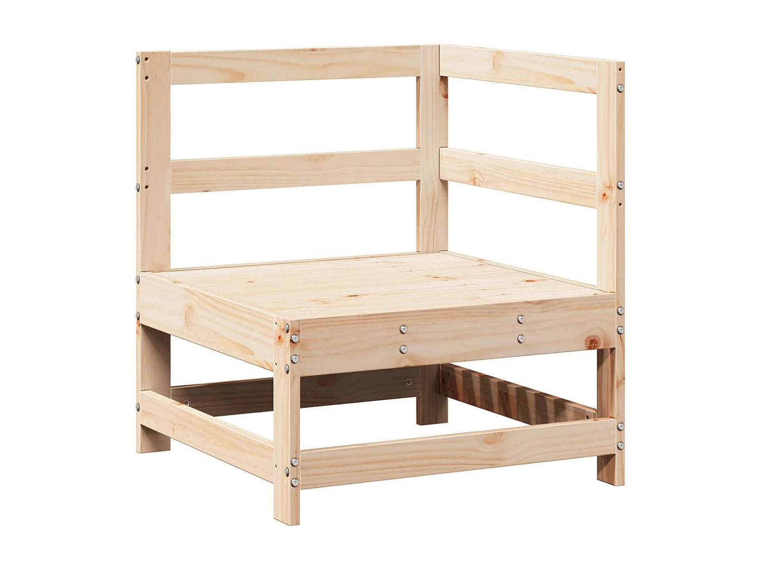 Salon de jardin 7 pcs Bois de pin massif