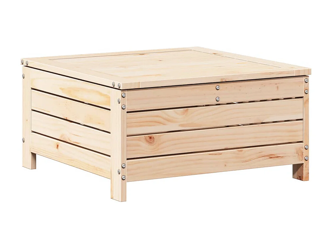 Salon de jardin 7 pcs Bois de pin massif