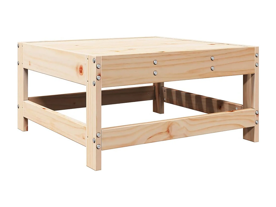 Salon de jardin 7 pcs Bois de pin massif