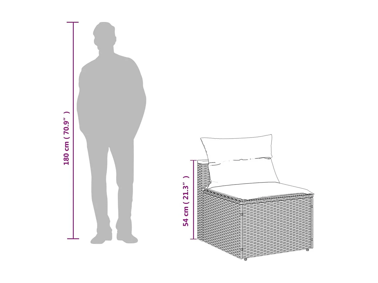 5-tlg. Garten-Sofagarnitur mit Kissen Beige Poly Rattan Akazie