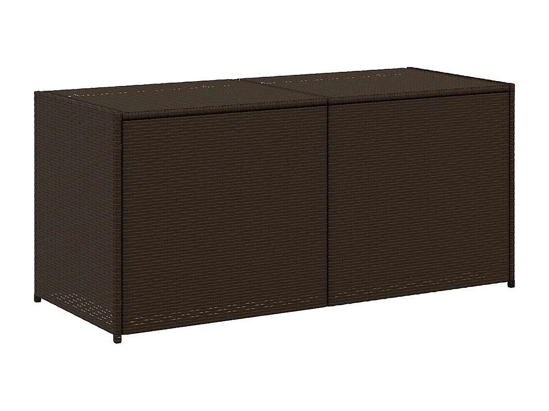 Tuinbox 283 L poly rattan bruin