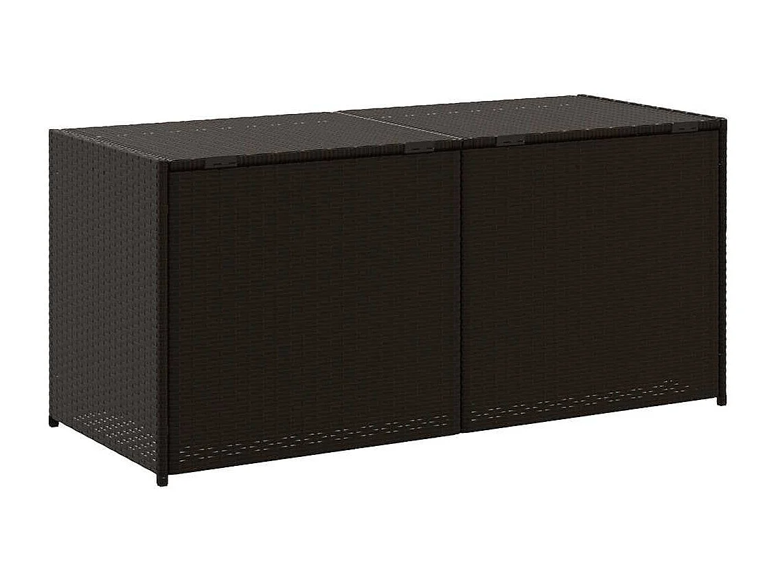 Tuinbox 283 L poly rattan bruin