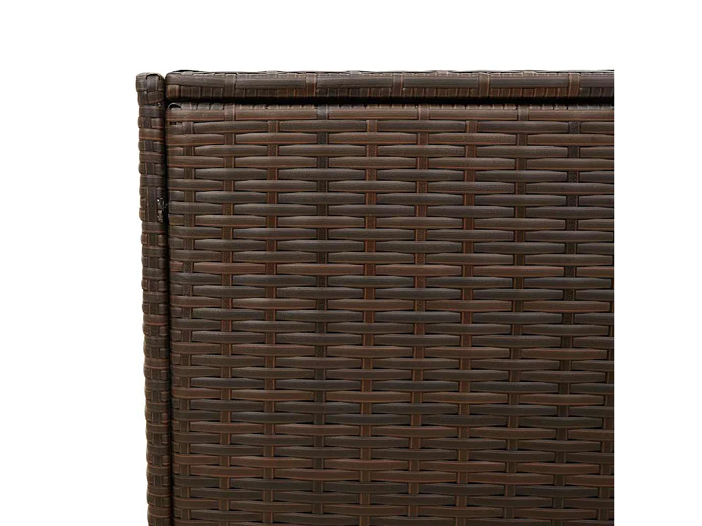 Tuinbox 283 L poly rattan bruin