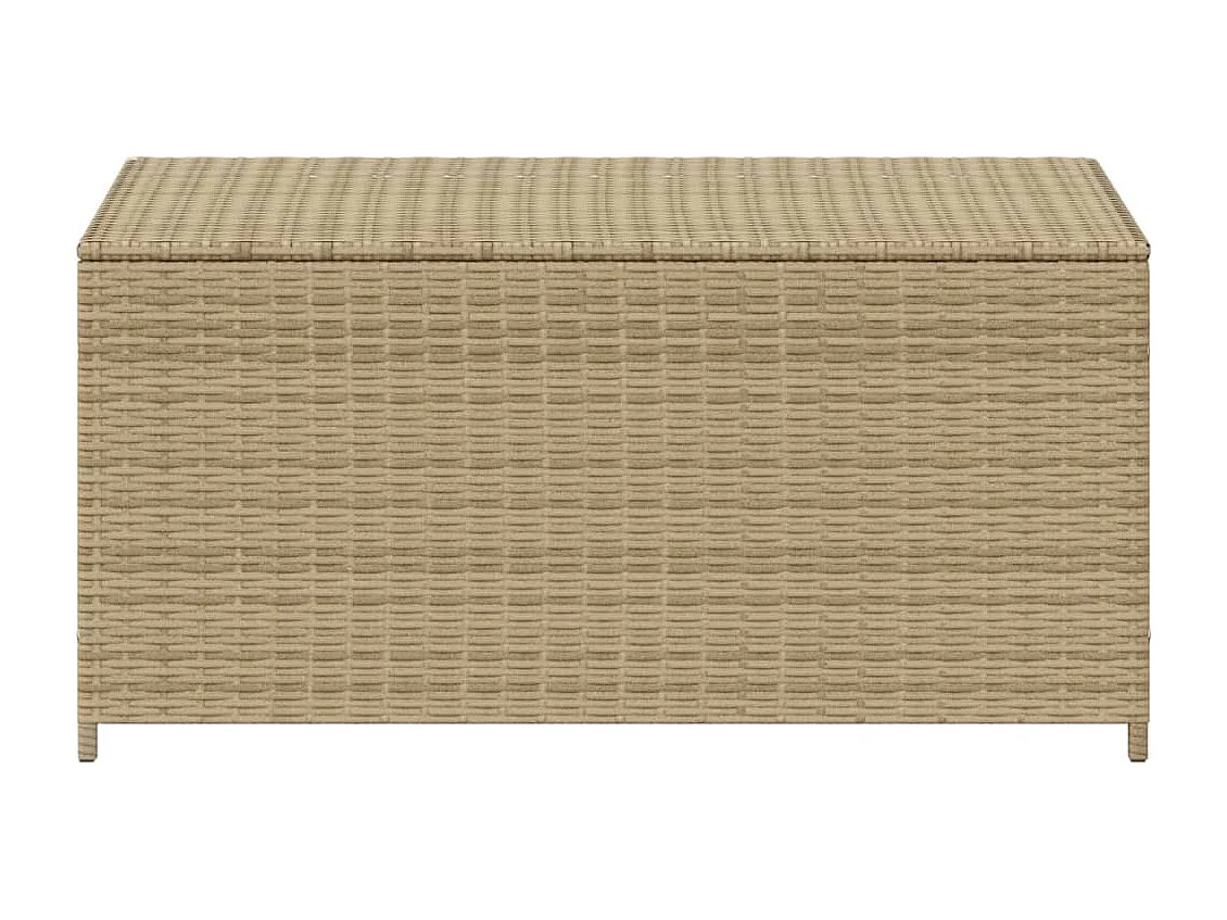 Contenitore da Giardino Beige Misto 190L in Polyrattan