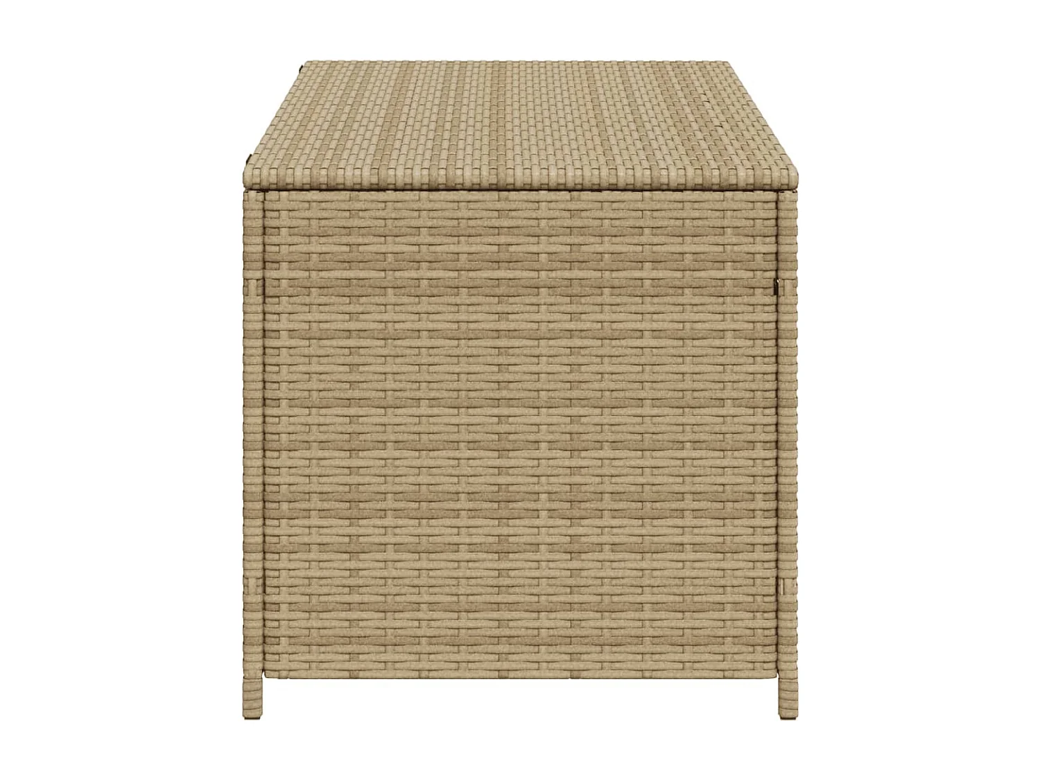 Contenitore da Giardino Beige Misto 190L in Polyrattan