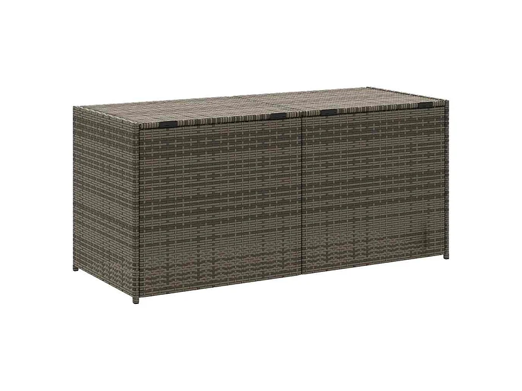 Tuinbox 283 L poly rattan grijs