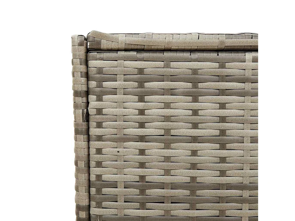 Tuinbox 283 L poly rattan grijs