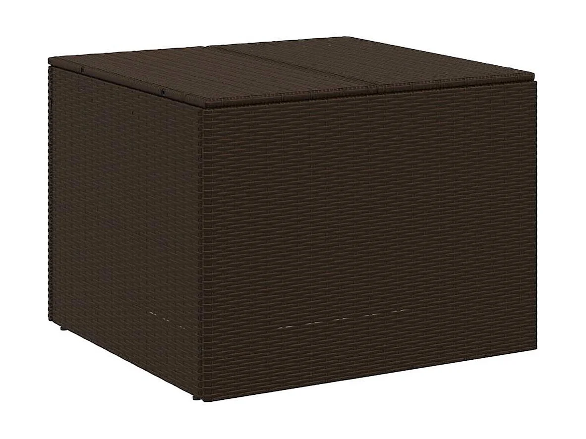 Tuinbox 291 L poly rattan bruin