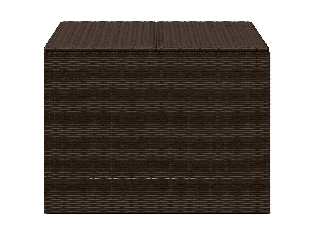 Tuinbox 291 L poly rattan bruin