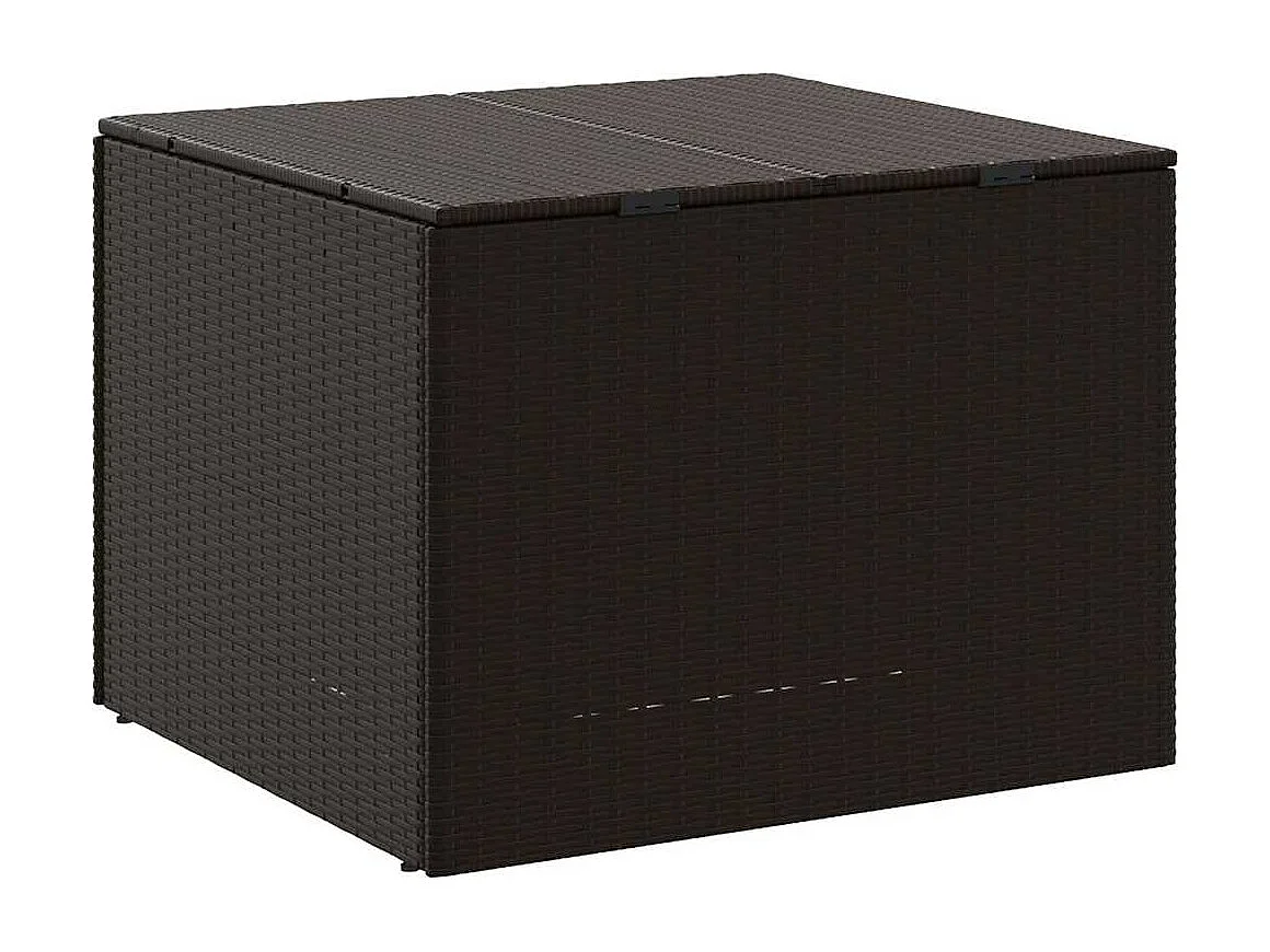 Tuinbox 291 L poly rattan bruin