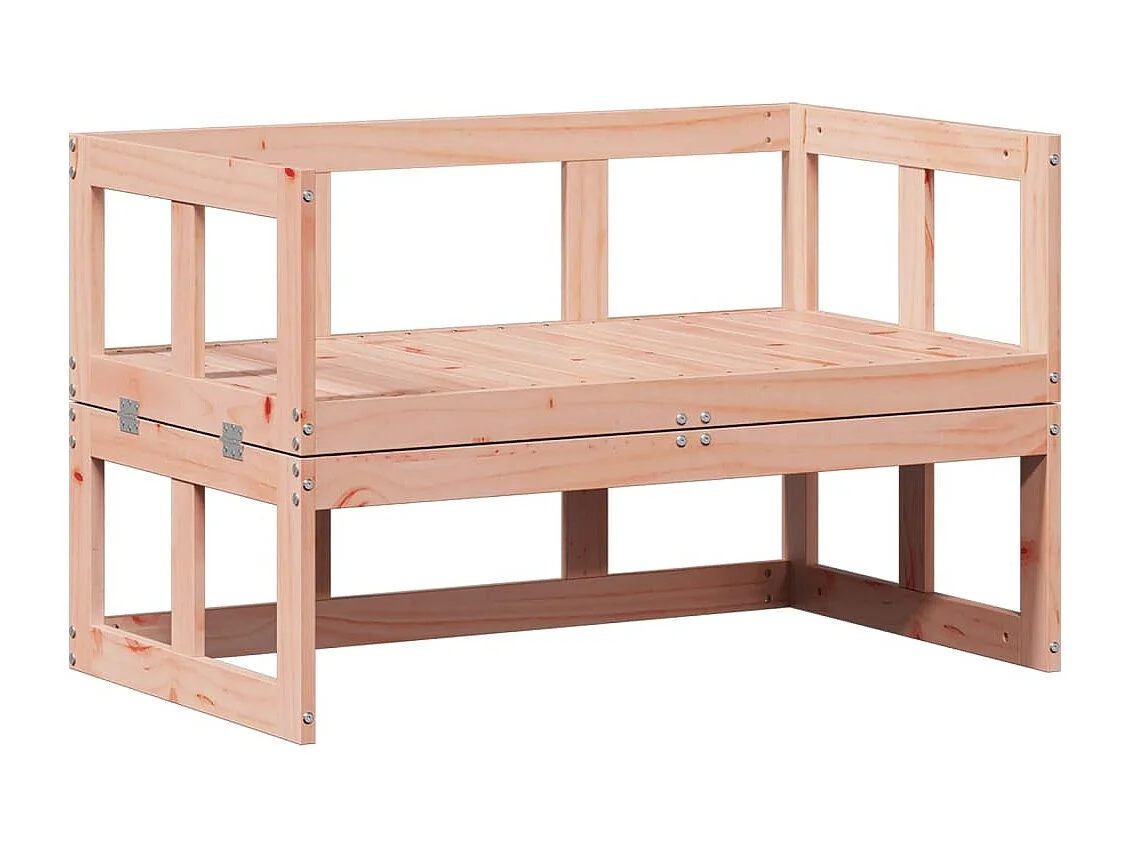 2-in-1 Gartensofa Verlängerbar Massivholz Douglasie