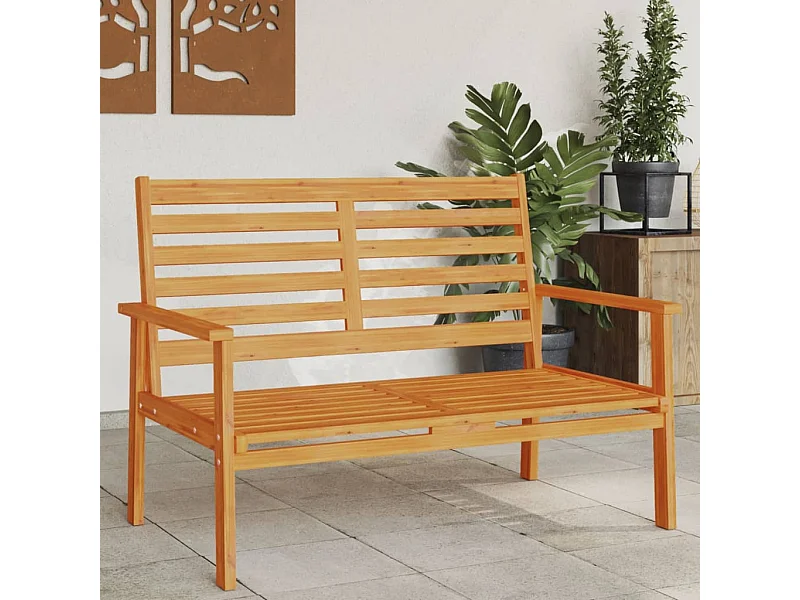 Canapé de jardin 120 cm bois d'acacia massif