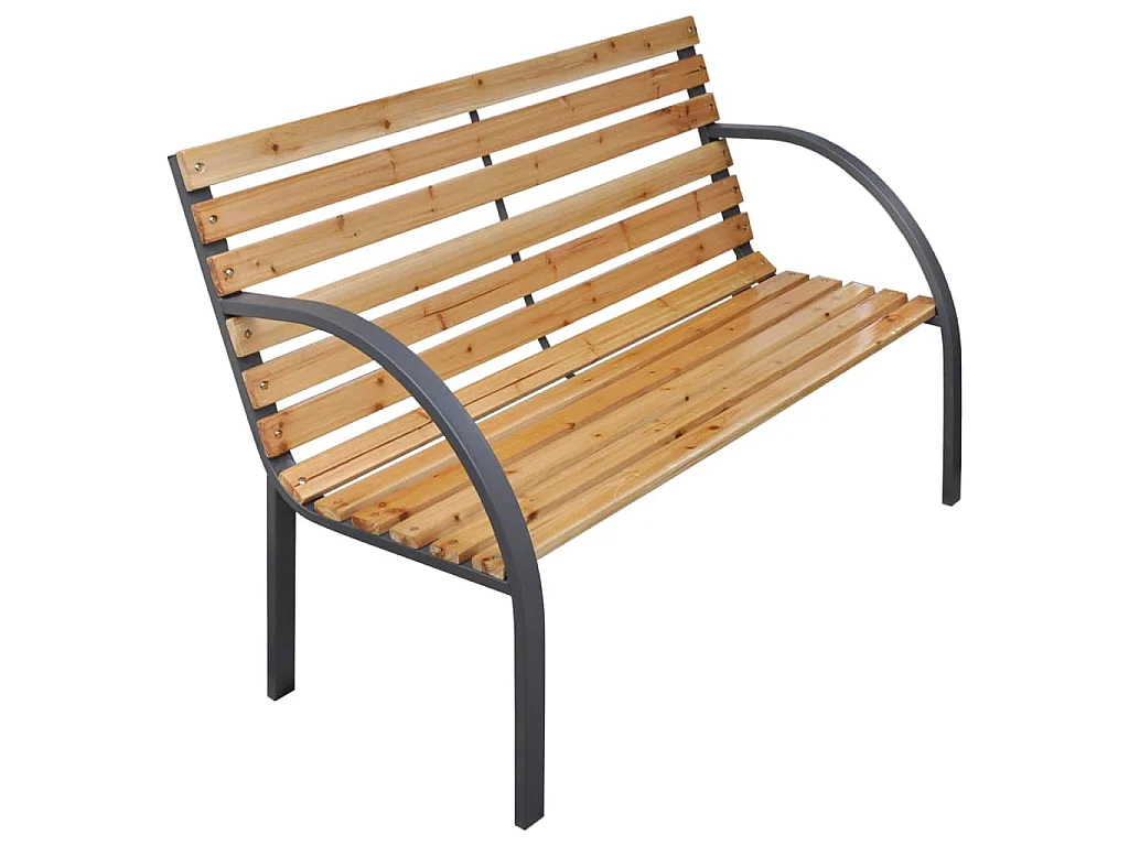 Tuinbank 112 cm massief vurenhout