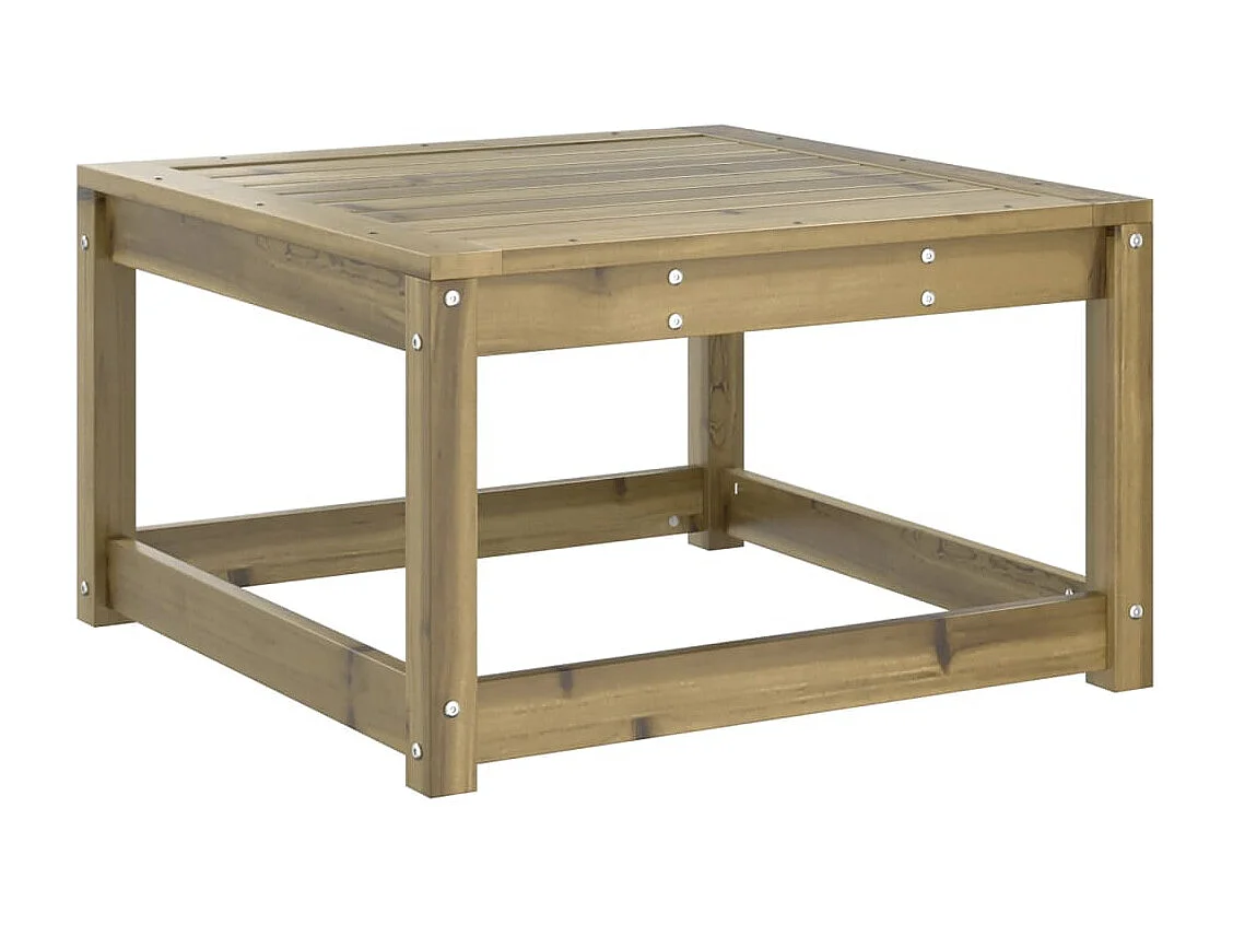 Salon de jardin 5 pcs bois de pin imprégné