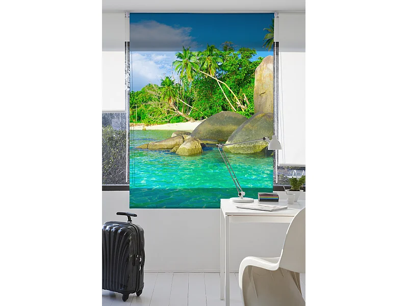 ESTORALIS | Estores Personalizados PAISAJES | 110 x 180 cm (Ancho por Alto) Tamaño de Tela 107 x 175 cm | Modelo P-3038 Color Unico