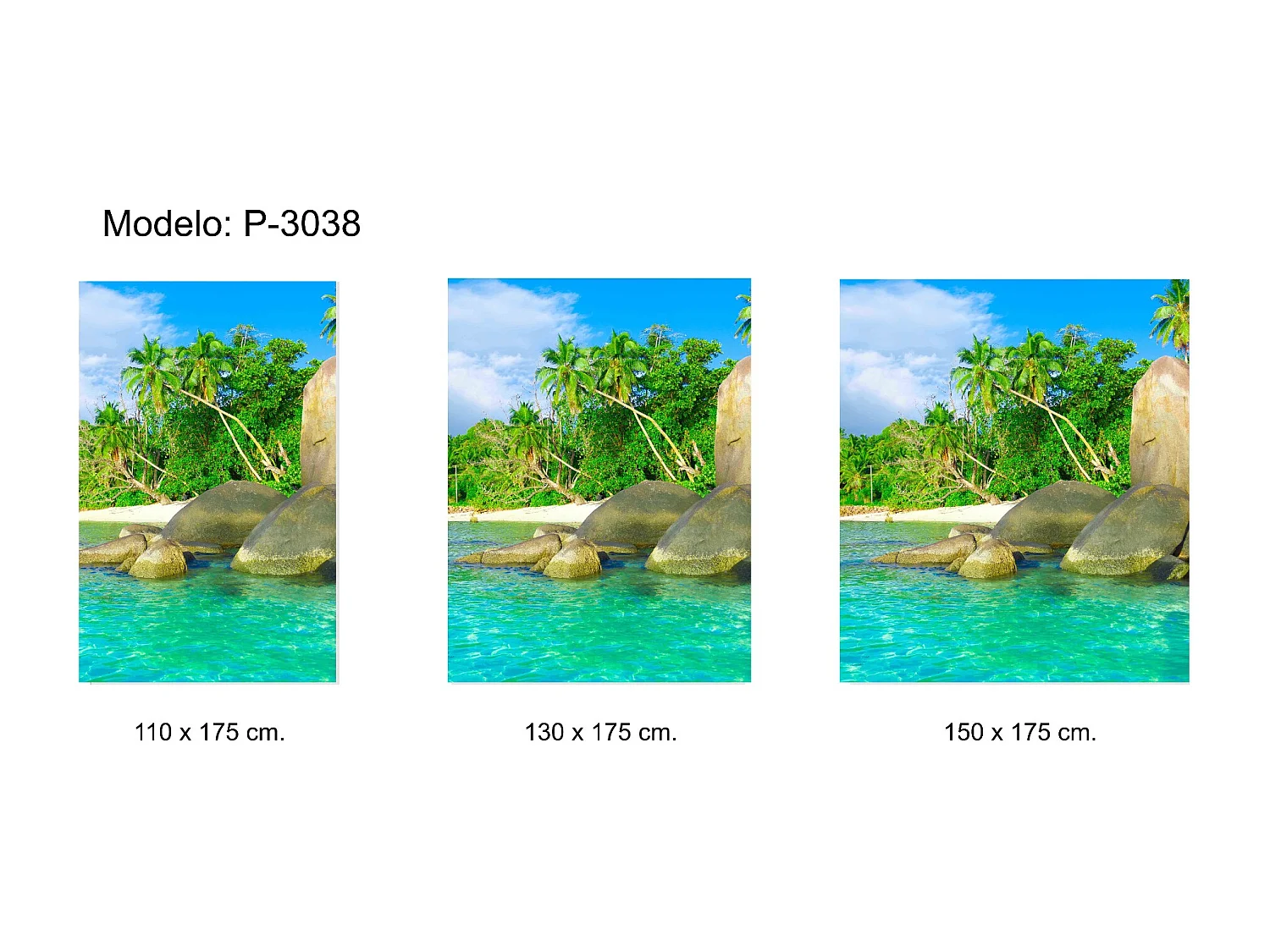 ESTORALIS | Estores Personalizados PAISAJES | 110 x 180 cm (Ancho por Alto) Tamaño de Tela 107 x 175 cm | Modelo P-3038 Color Unico