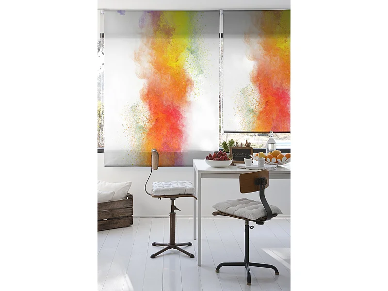 ESTORALIS | Estores Personalizados de COCINA | 110 x 180 cm (Ancho por Alto) Tamaño de Tela 107 x 175 cm | Modelo C-1231 Color Unico