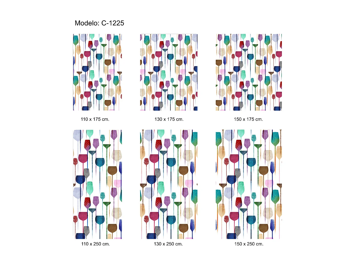 ESTORALIS | Estores Personalizados de COCINA | 110 x 180 cm (Ancho por Alto) Tamaño de Tela 107 x 175 cm | Modelo C-1225 Color Unico