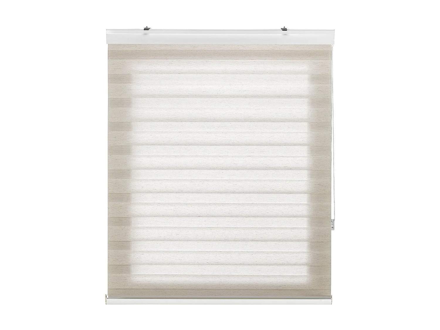 ESTORALIS | Estor Enrollable NOCHE y DIA | 145 x 180 cm (Ancho por Alto) Tamaño de Tela 142 x 175 cm | Modelo SANSA Color Lino