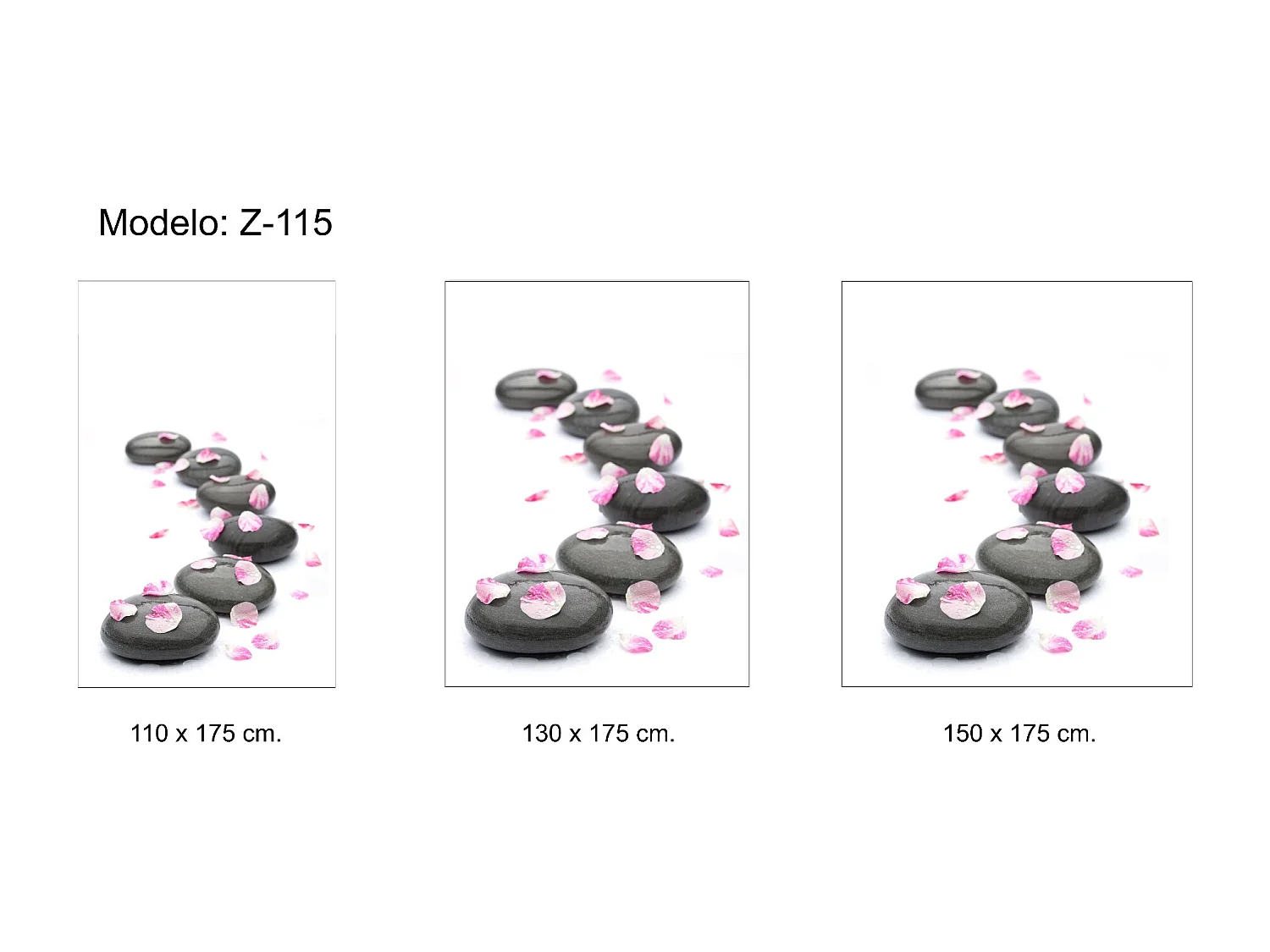 ESTORALIS | Estores Personalizados ZEN  | 130 x 180 cm (Ancho por Alto) Tamaño de Tela 127 x 175 cm | Modelo Z-115 Color Unico