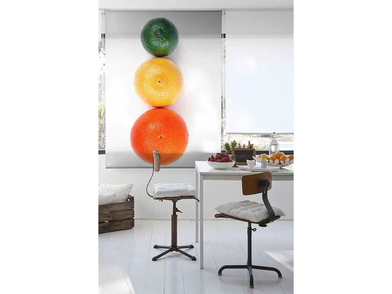 ESTORALIS | Estores Personalizados de COCINA | 130 x 180 cm (Ancho por Alto) Tamaño de Tela 127 x 175 cm | Modelo C-1089 Color Unico