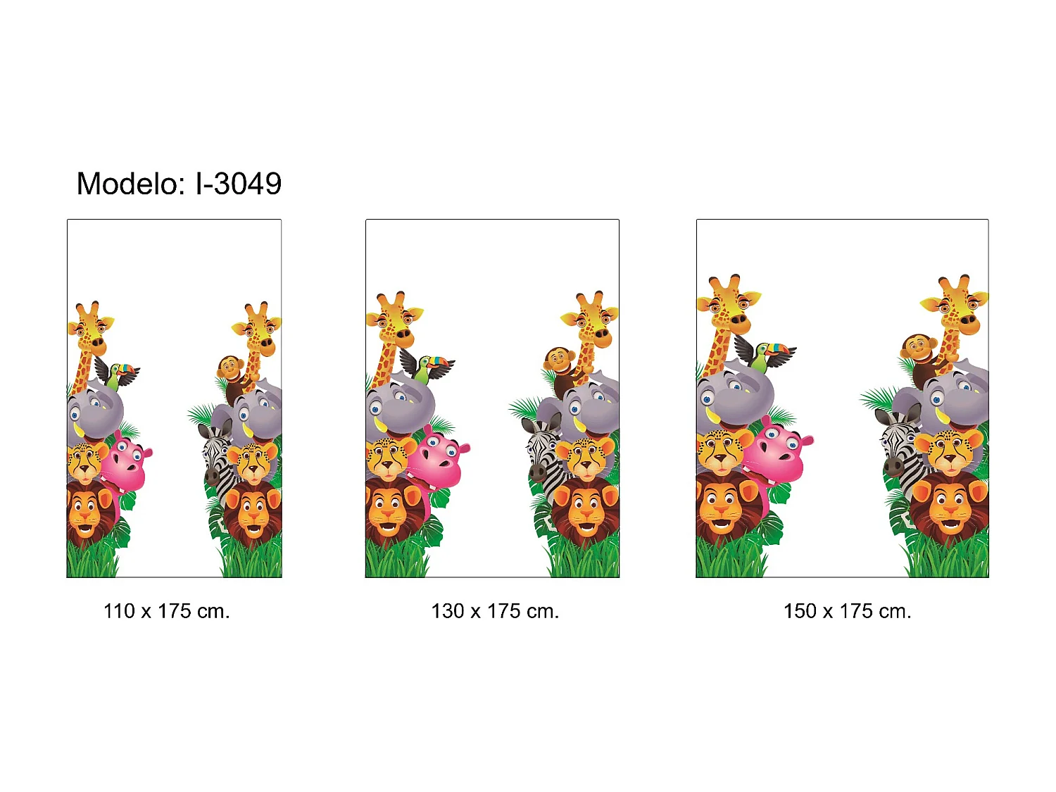 ESTORALIS | Estores Personalizados INFANTILES | 150 x 180 cm (Ancho por Alto) Tamaño de Tela 147 x 175 cm | Modelo I-3049 Color Unico