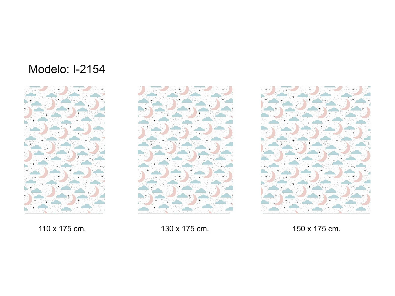 ESTORALIS | Estores Personalizados INFANTILES | 130 x 180 cm (Ancho por Alto) Tamaño de Tela 127 x 175 cm | Modelo I-2154 Color Unico