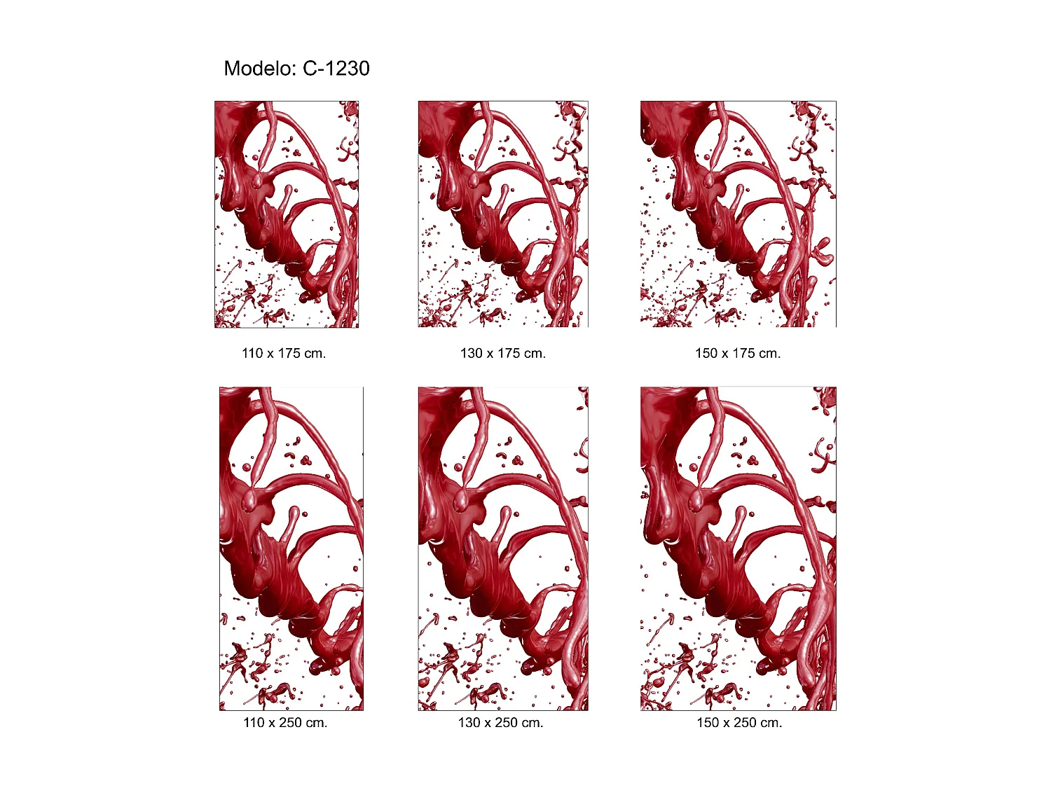 ESTORALIS | Estores Personalizados de COCINA | 150 x 180 cm (Ancho por Alto) Tamaño de Tela 147 x 175 cm | Modelo C-1230 Color Unico