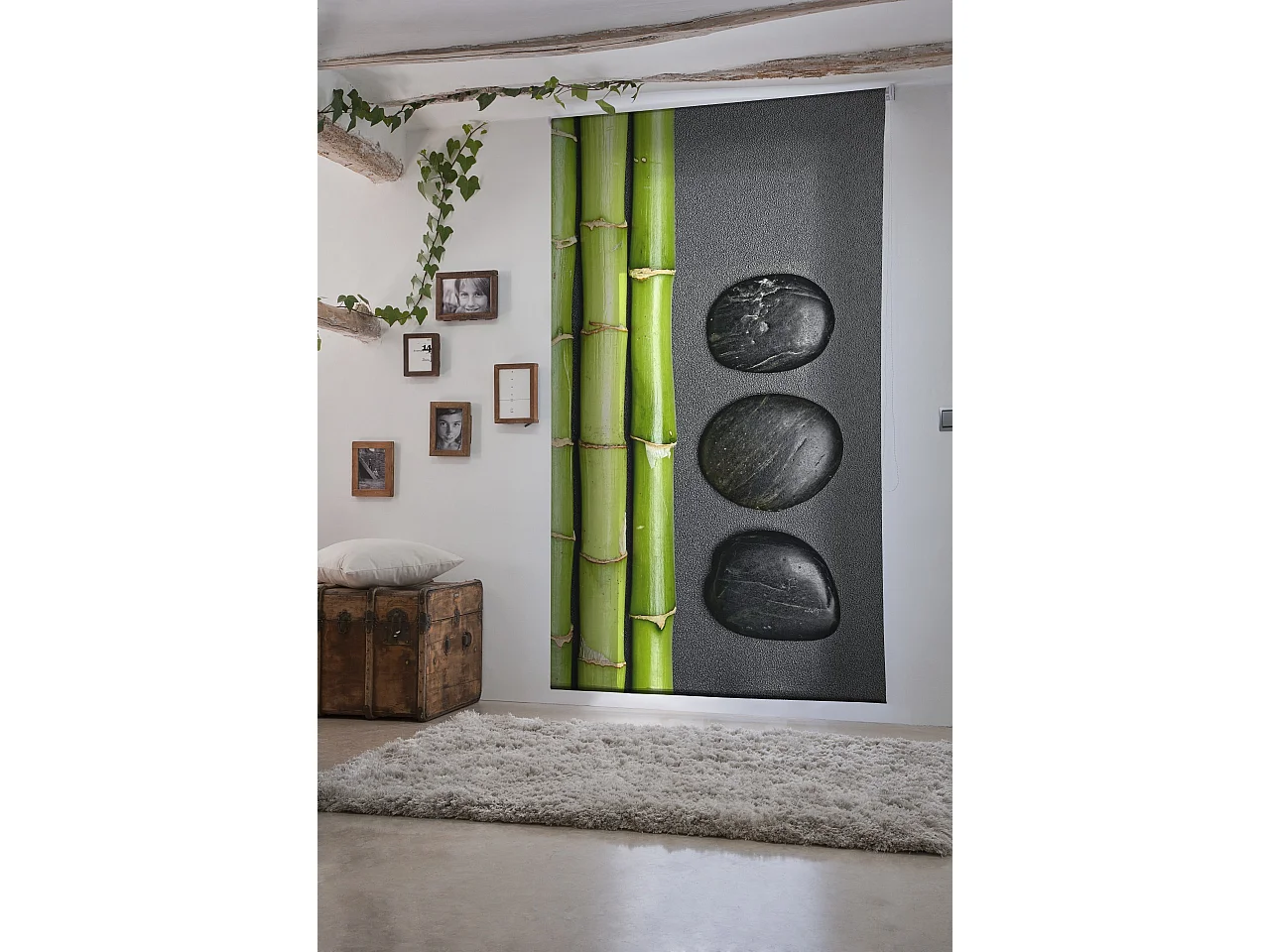 ESTORALIS | Estores Personalizados ZEN  | 110 x 180 cm (Ancho por Alto) Tamaño de Tela 107 x 175 cm | Modelo Z-4522 Color Unico