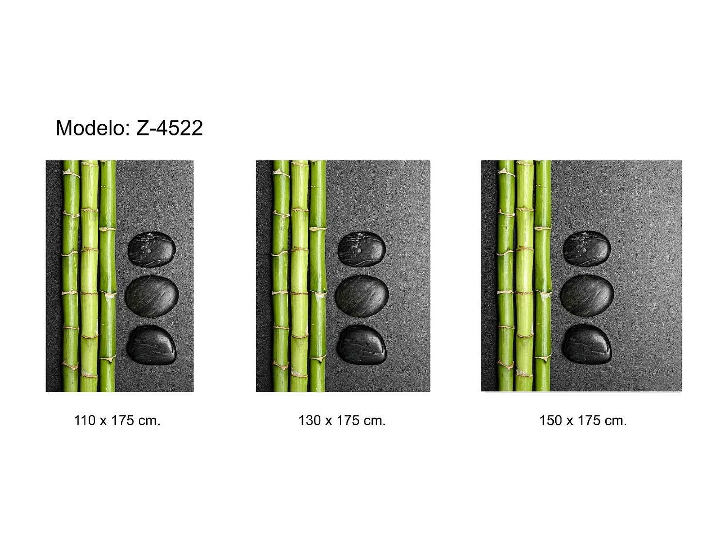 ESTORALIS | Estores Personalizados ZEN  | 110 x 180 cm (Ancho por Alto) Tamaño de Tela 107 x 175 cm | Modelo Z-4522 Color Unico