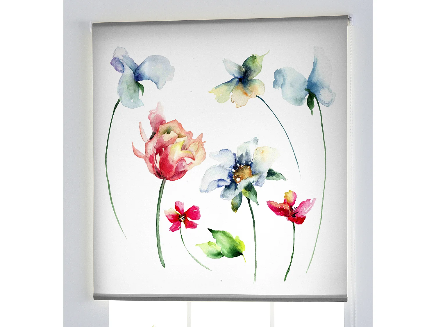 ESTORALIS | Estores Personalizados FLORES y PLANTAS  | 150 x 180 cm (Ancho por Alto) Tamaño de Tela 147 x 175 cm | Modelo F-3139 Color Unico