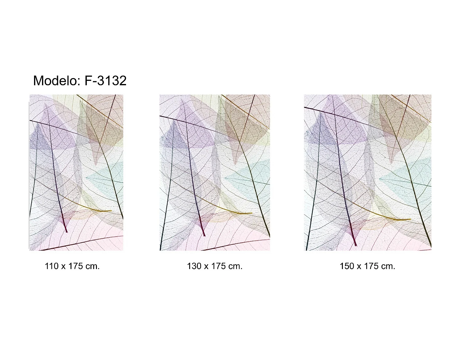 ESTORALIS | Estores Personalizados FLORES y PLANTAS  | 150 x 180 cm (Ancho por Alto) Tamaño de Tela 147 x 175 cm | Modelo F-3132 Color Unico