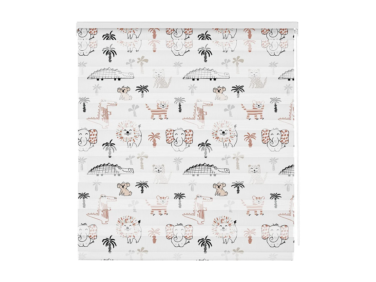 ESTORALIS | Estores Personalizados NOCHE y DIA | 130 x 180 cm (Ancho por Alto) Tamaño de Tela 127 x 175 cm | Modelo I-2161 Color Unico