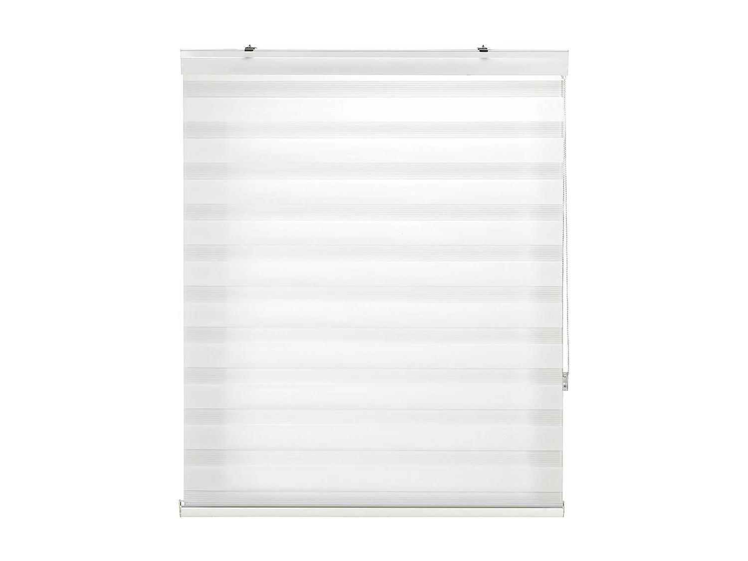ESTORALIS | Estor Enrollable NOCHE y DIA | 105 x 180 cm (Ancho por Alto) Tamaño de Tela 102 x 175 cm | Modelo SANSA Color Blanco Roto