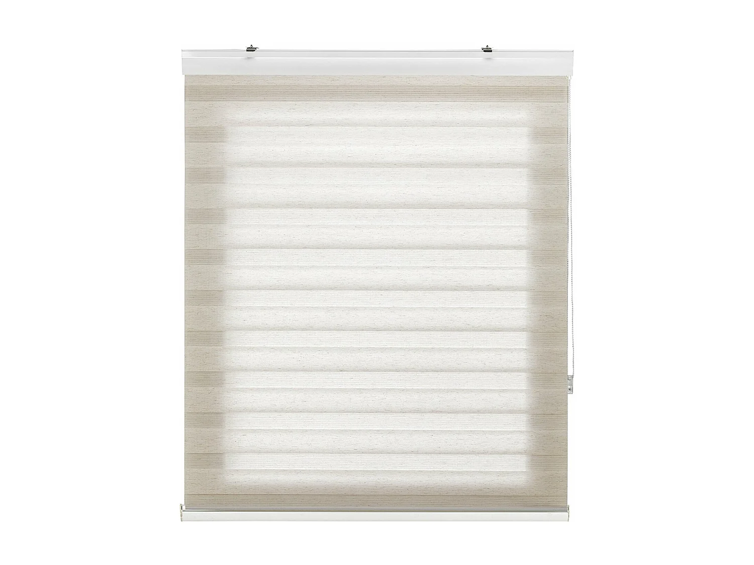 ESTORALIS | Estor Enrollable NOCHE y DIA | 125 x 180 cm (Ancho por Alto) Tamaño de Tela 122 x 175 cm | Modelo SANSA Color Lino