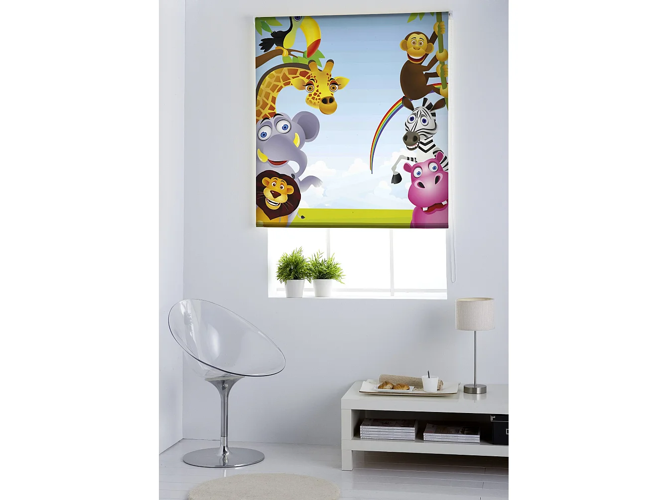 ESTORALIS | Estores Personalizados INFANTILES | 150 x 180 cm (Ancho por Alto) Tamaño de Tela 147 x 175 cm | Modelo I-866 Color Unico