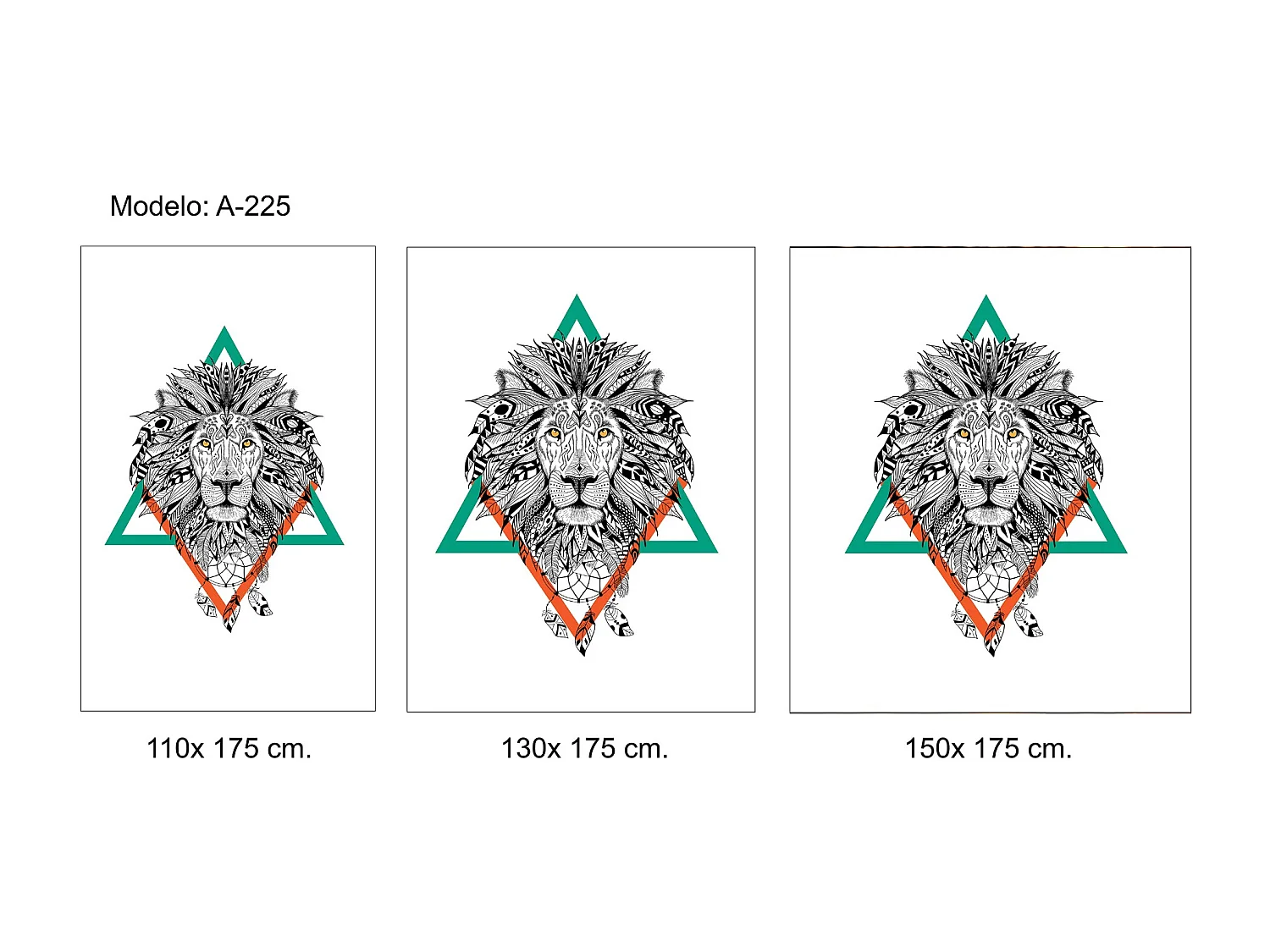 ESTORALIS | Estores Personalizados ANIMALES | 130 x 180 cm (Ancho por Alto) Tamaño de Tela 127 x 175 cm | Modelo A-225 Color Unico