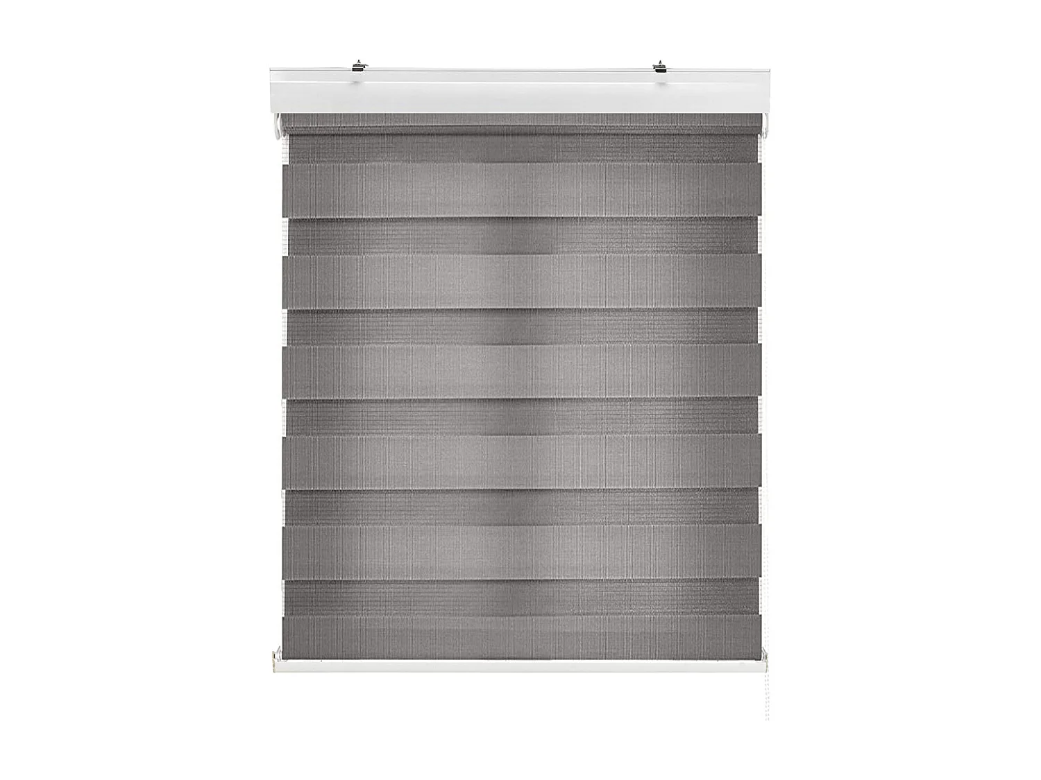 ESTORALIS | Estor Enrollable NOCHE y DIA | 105 x 255 cm (Ancho por Alto) Tamaño de Tela 102 x 250 cm | Modelo SANSA Color Antracita