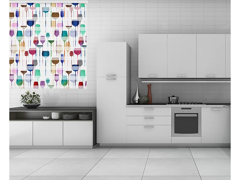 ESTORALIS | Estores Personalizados NOCHE y DIA | 110 x 180 cm (Ancho por Alto) Tamaño de Tela 107 x 175 cm | Modelo C-1225 Color Unico