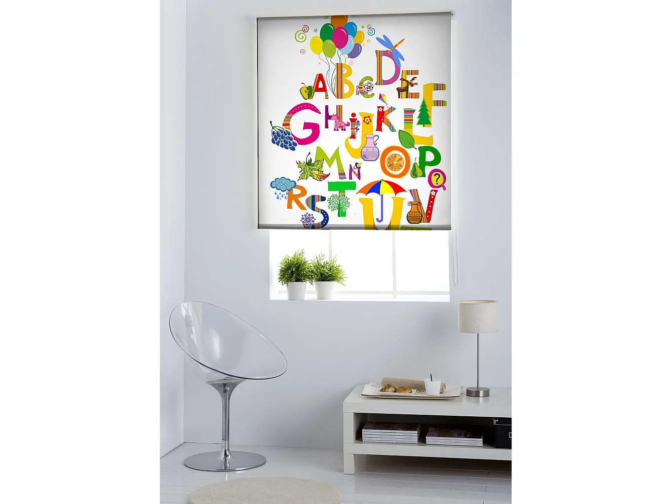 ESTORALIS | Estores Personalizados INFANTILES | 110 x 255 cm (Ancho por Alto) Tamaño de Tela 107 x 250 cm | Modelo I-2037 Color Unico