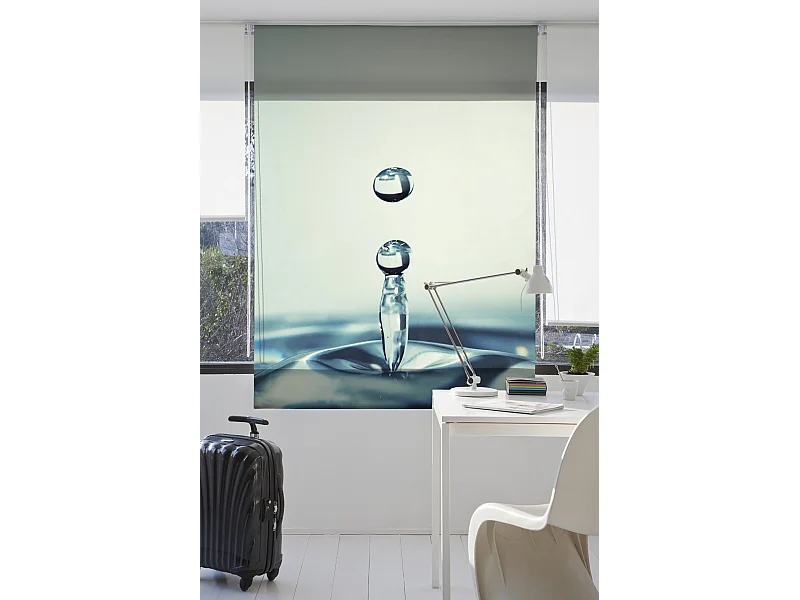 ESTORALIS | Estores Personalizados ZEN  | 150 x 255 cm (Ancho por Alto) Tamaño de Tela 147 x 250 cm | Modelo Z-838 Color Unico