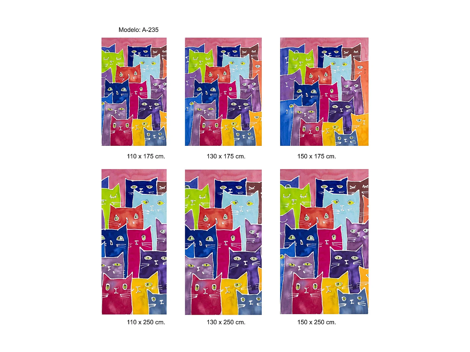 ESTORALIS | Estores Personalizados ANIMALES | 130 x 255 cm (Ancho por Alto) Tamaño de Tela 127 x 250 cm | Modelo A-235 Color Unico