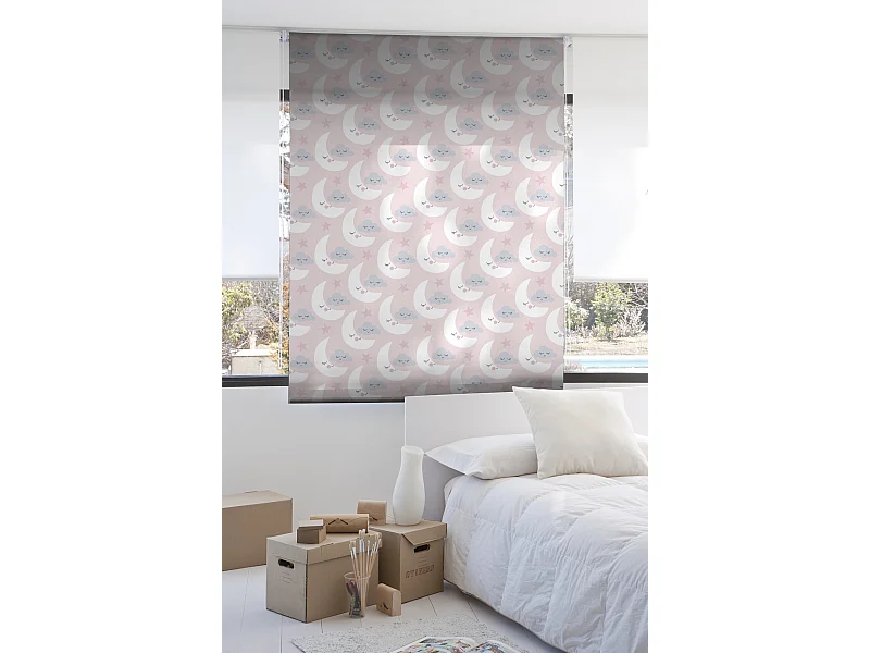 ESTORALIS | Estores Personalizados INFANTILES | 110 x 255 cm (Ancho por Alto) Tamaño de Tela 107 x 250 cm | Modelo I-3208 Color Unico