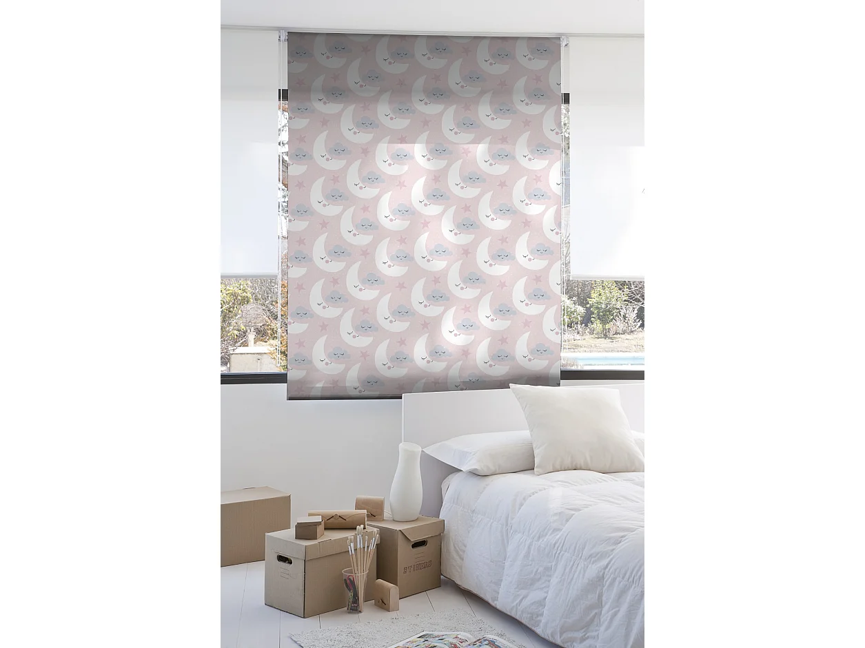 ESTORALIS | Estores Personalizados INFANTILES | 110 x 255 cm (Ancho por Alto) Tamaño de Tela 107 x 250 cm | Modelo I-3208 Color Unico