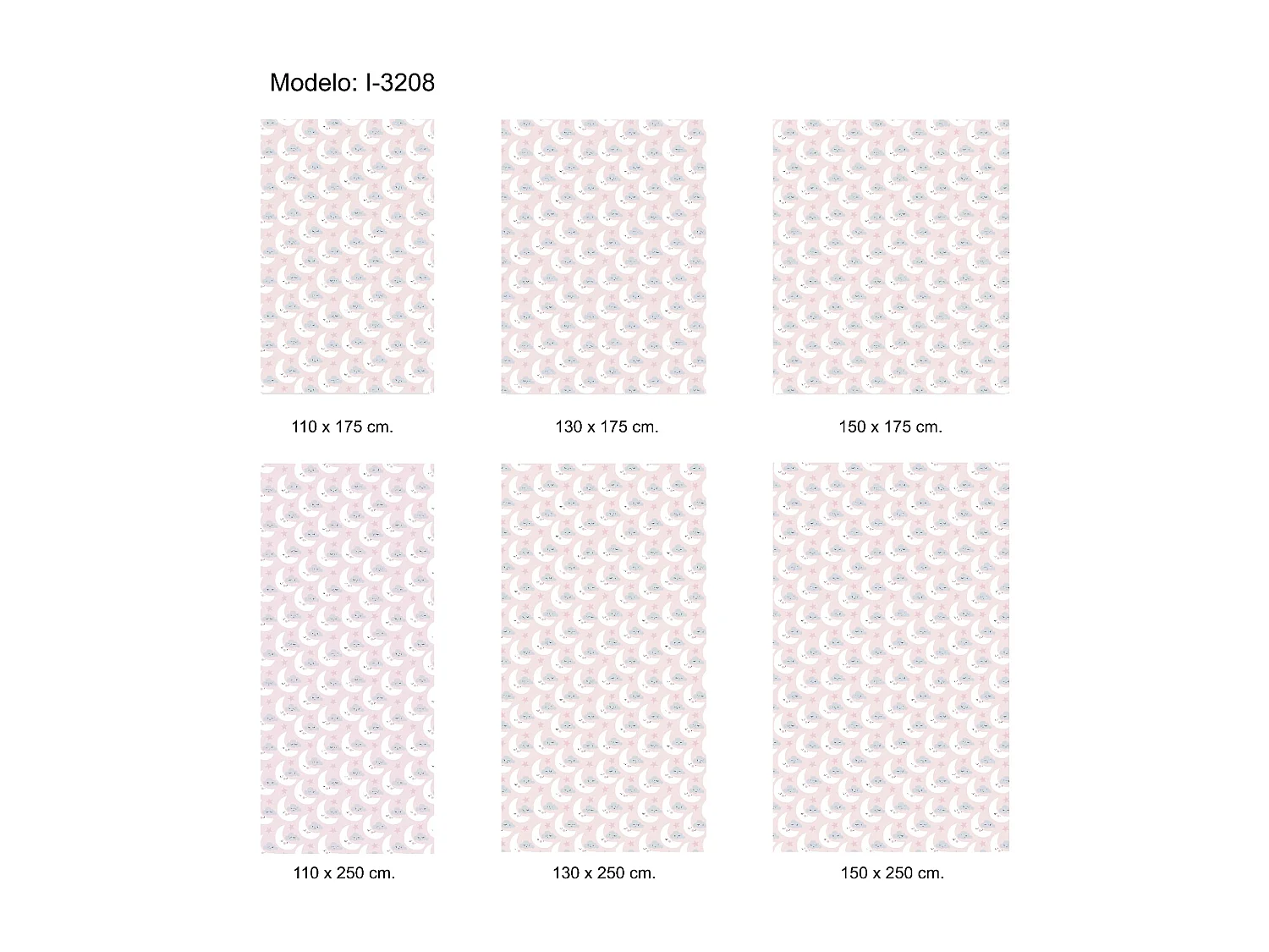 ESTORALIS | Estores Personalizados INFANTILES | 110 x 255 cm (Ancho por Alto) Tamaño de Tela 107 x 250 cm | Modelo I-3208 Color Unico