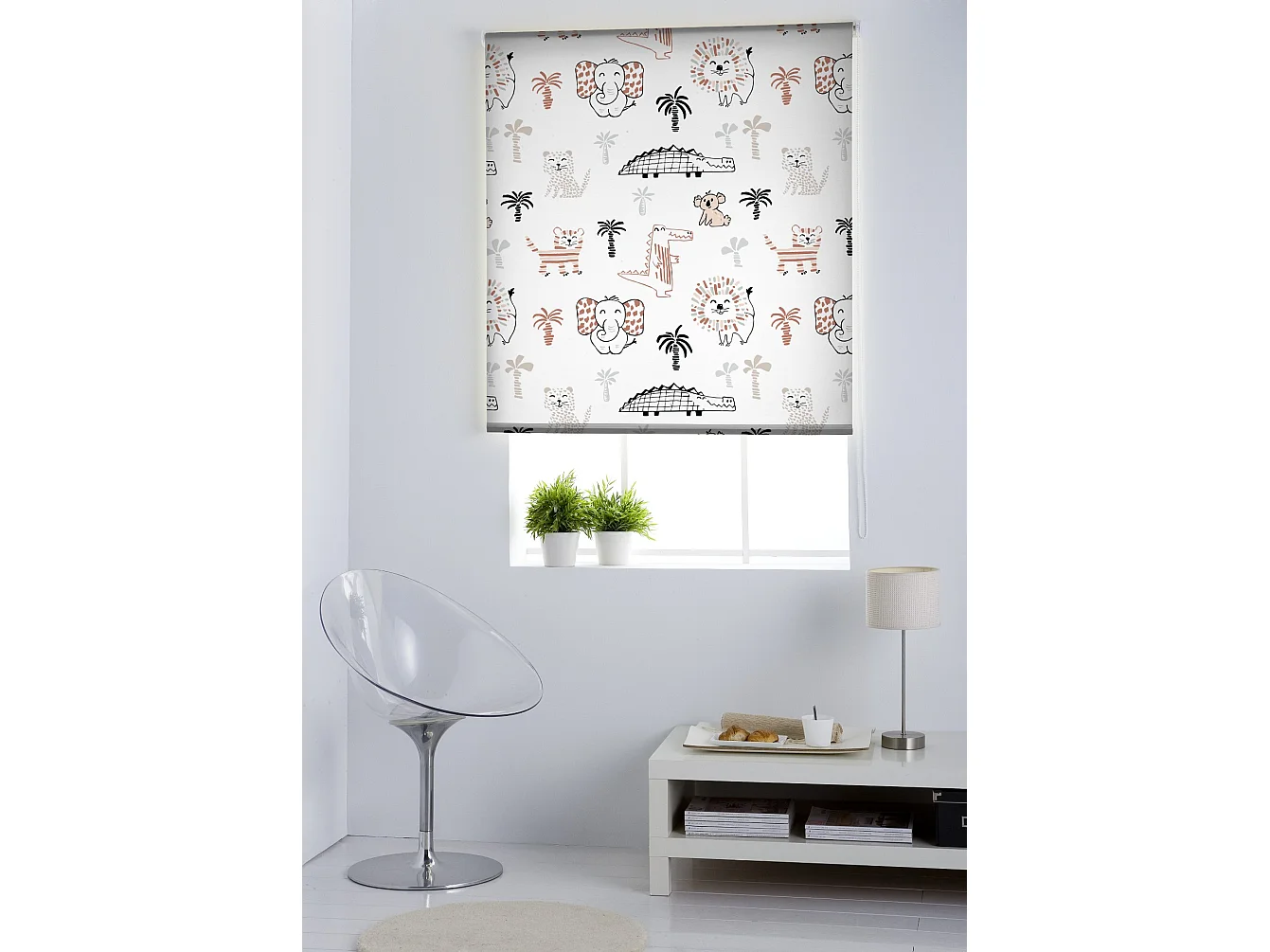 ESTORALIS | Estores Personalizados INFANTILES | 90 x 180 cm (Ancho por Alto) Tamaño de Tela 87 x 175 cm | Modelo I-2161 Color Unico