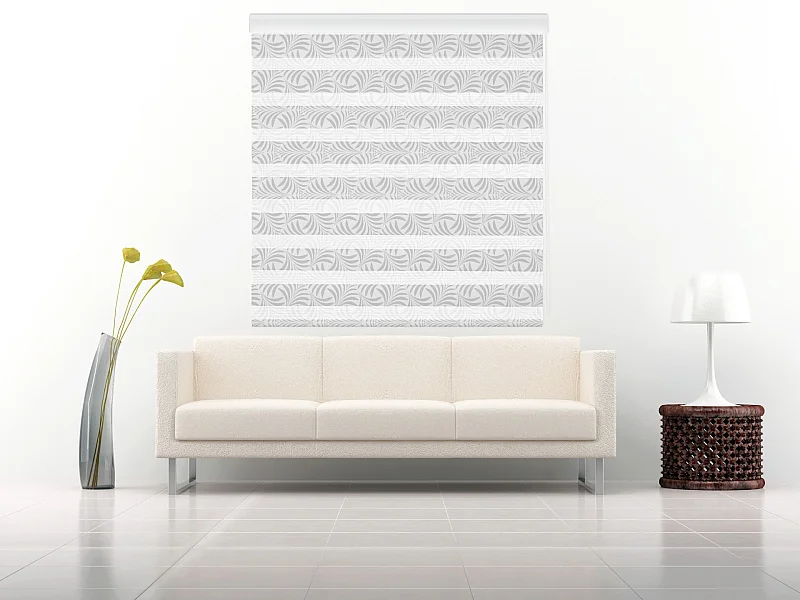 ESTORALIS | Estores Personalizados NOCHE y DIA | 160 x 180 cm (Ancho por Alto) Tamaño de Tela 157 x 175 cm | Modelo T-4062 Color Unico