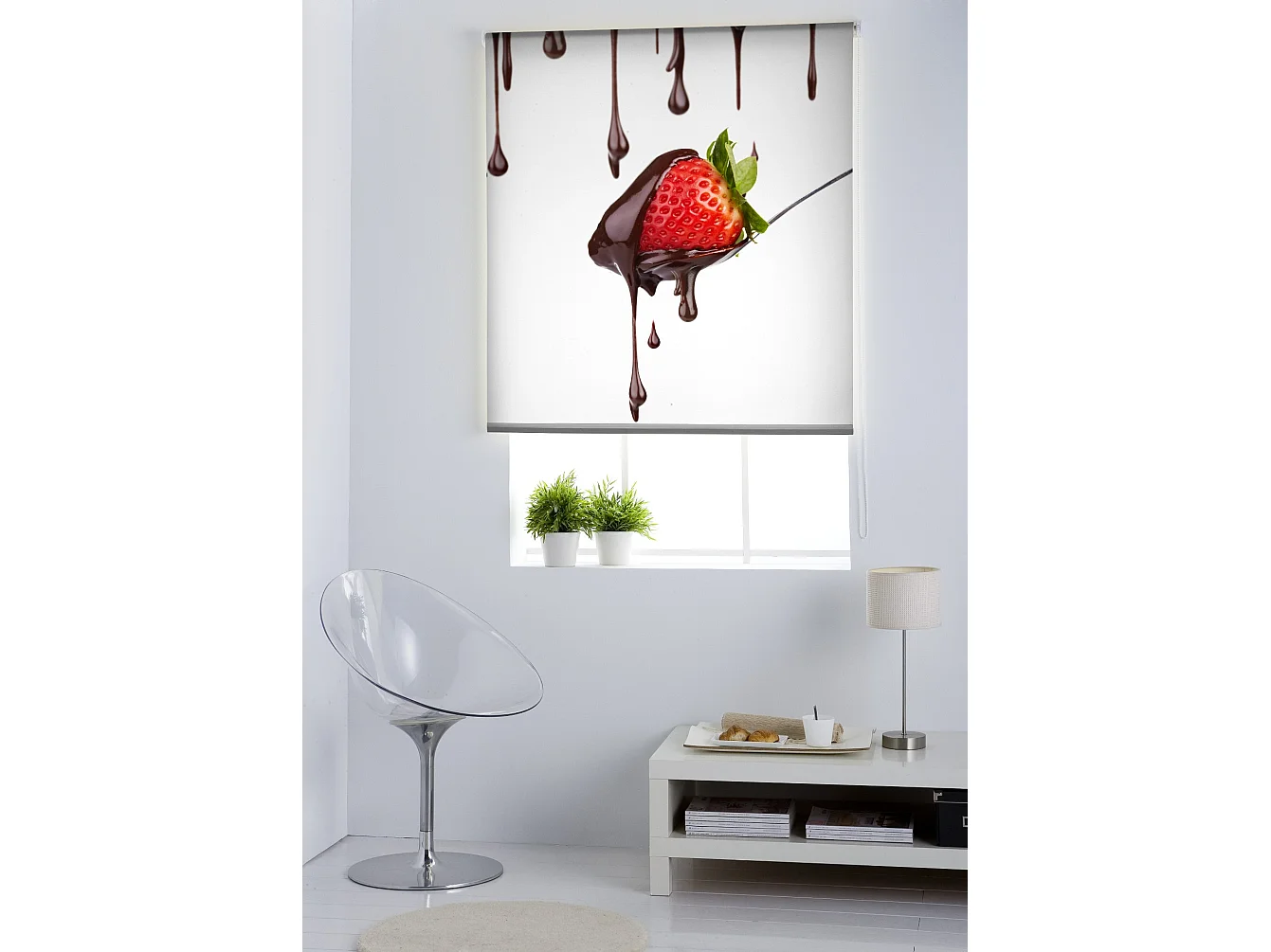 ESTORALIS | Estores Personalizados de COCINA | 110 x 255 cm (Ancho por Alto) Tamaño de Tela 107 x 250 cm | Modelo C-1068 Color Unico