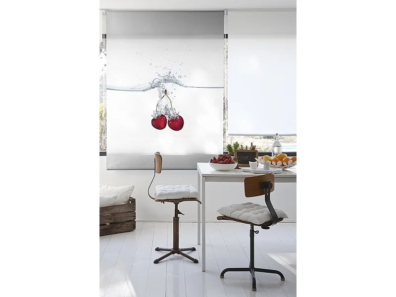 ESTORALIS | Estores Personalizados de COCINA | 130 x 255 cm (Ancho por Alto) Tamaño de Tela 127 x 250 cm | Modelo C-101 Color Unico